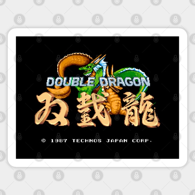 Mod.1 Arcade Double Dragon Video Game Sticker by parashop